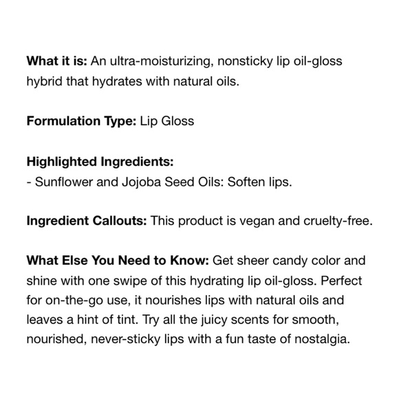 TOO FACED Kissing Jelly Gloss Juicy Lip Oil in ‘SOUR WATERMELON’ - .15 f… - Picture 8 of 8